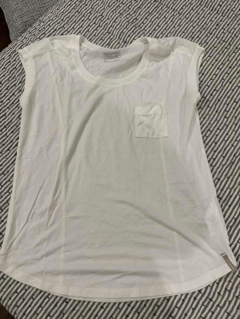 Patagonia White Short-Sleeve Pocket Tee